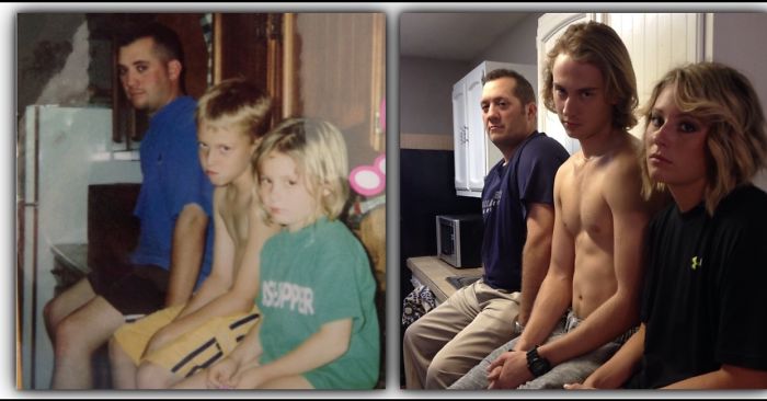 193 Siblings Who Hilariously Recreated Their Childhood Photos 193 Siblings Who Hilariously Recreated Their Childhood Photos