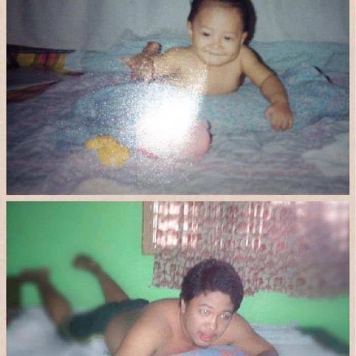 193 Siblings Who Hilariously Recreated Their Childhood Photos 193 Siblings Who Hilariously Recreated Their Childhood Photos