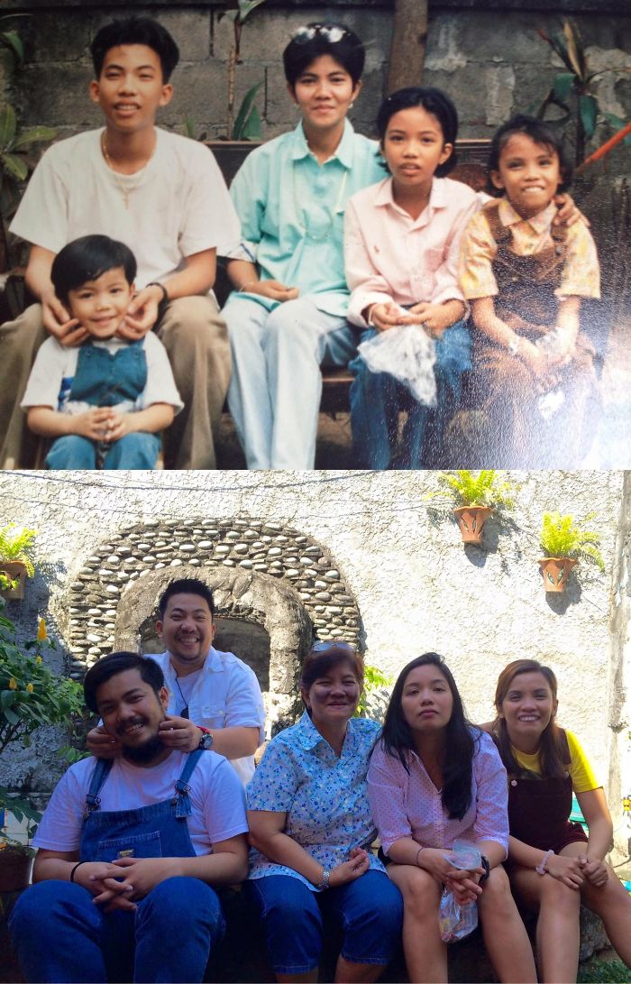 193 Siblings Who Hilariously Recreated Their Childhood Photos 193 Siblings Who Hilariously Recreated Their Childhood Photos