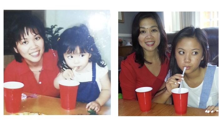 193 Siblings Who Hilariously Recreated Their Childhood Photos 193 Siblings Who Hilariously Recreated Their Childhood Photos