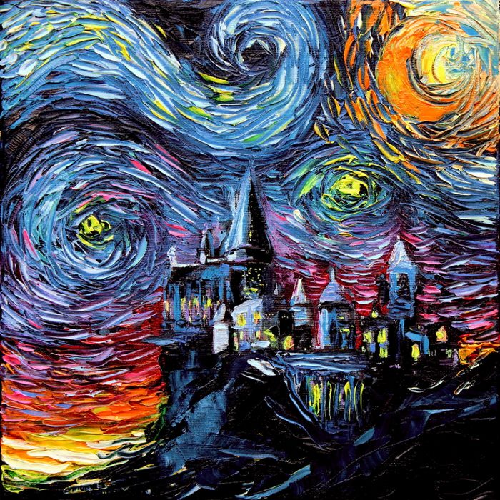 Artist’s Painting Gets Mistaken For A Van Gogh, So She Creates Brilliant ‘Starry Night’ Series Artist’s Painting Gets Mistaken For A Van Gogh, So She Creates Brilliant ‘Starry Night’ Series