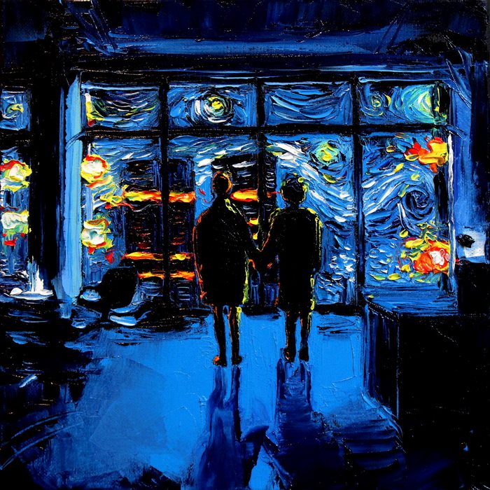 Artist’s Painting Gets Mistaken For A Van Gogh, So She Creates Brilliant ‘Starry Night’ Series Artist’s Painting Gets Mistaken For A Van Gogh, So She Creates Brilliant ‘Starry Night’ Series