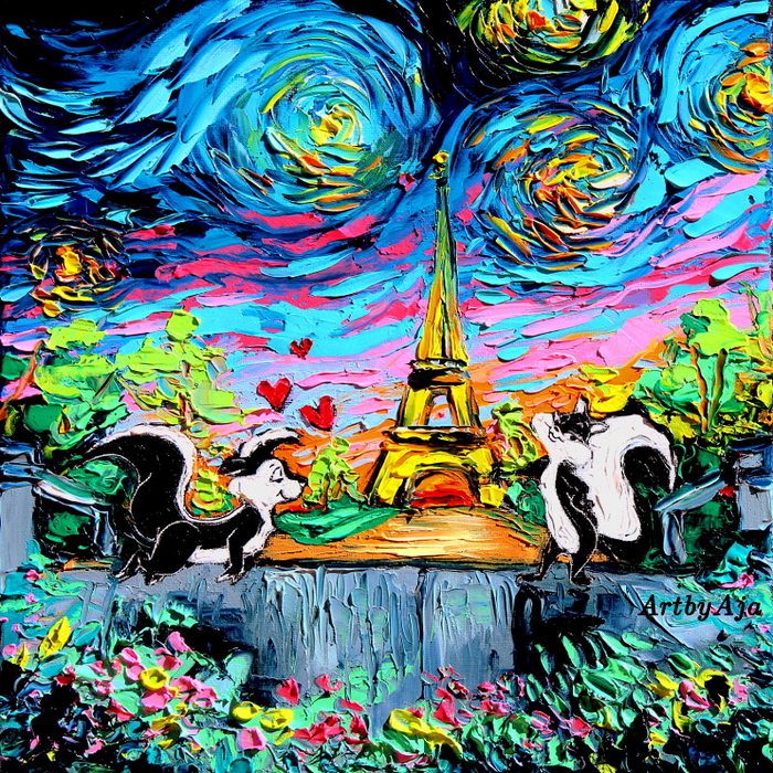 Artist’s Painting Gets Mistaken For A Van Gogh, So She Creates Brilliant ‘Starry Night’ Series Artist’s Painting Gets Mistaken For A Van Gogh, So She Creates Brilliant ‘Starry Night’ Series