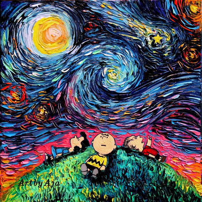 Artist’s Painting Gets Mistaken For A Van Gogh, So She Creates Brilliant ‘Starry Night’ Series Artist’s Painting Gets Mistaken For A Van Gogh, So She Creates Brilliant ‘Starry Night’ Series