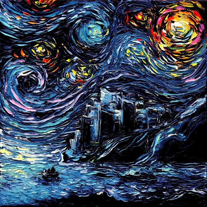 Artist’s Painting Gets Mistaken For A Van Gogh, So She Creates Brilliant ‘Starry Night’ Series Artist’s Painting Gets Mistaken For A Van Gogh, So She Creates Brilliant ‘Starry Night’ Series
