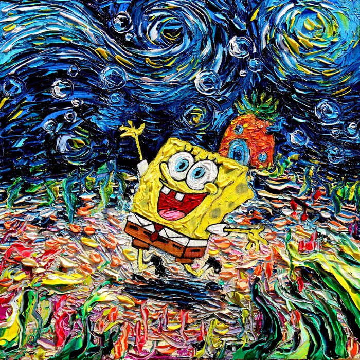Artist’s Painting Gets Mistaken For A Van Gogh, So She Creates Brilliant ‘Starry Night’ Series Artist’s Painting Gets Mistaken For A Van Gogh, So She Creates Brilliant ‘Starry Night’ Series
