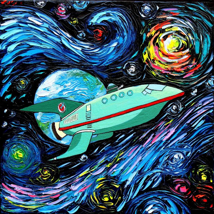 Artist’s Painting Gets Mistaken For A Van Gogh, So She Creates Brilliant ‘Starry Night’ Series Artist’s Painting Gets Mistaken For A Van Gogh, So She Creates Brilliant ‘Starry Night’ Series