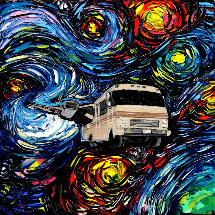 Artist’s Painting Gets Mistaken For A Van Gogh, So She Creates Brilliant ‘Starry Night’ Series Artist’s Painting Gets Mistaken For A Van Gogh, So She Creates Brilliant ‘Starry Night’ Series