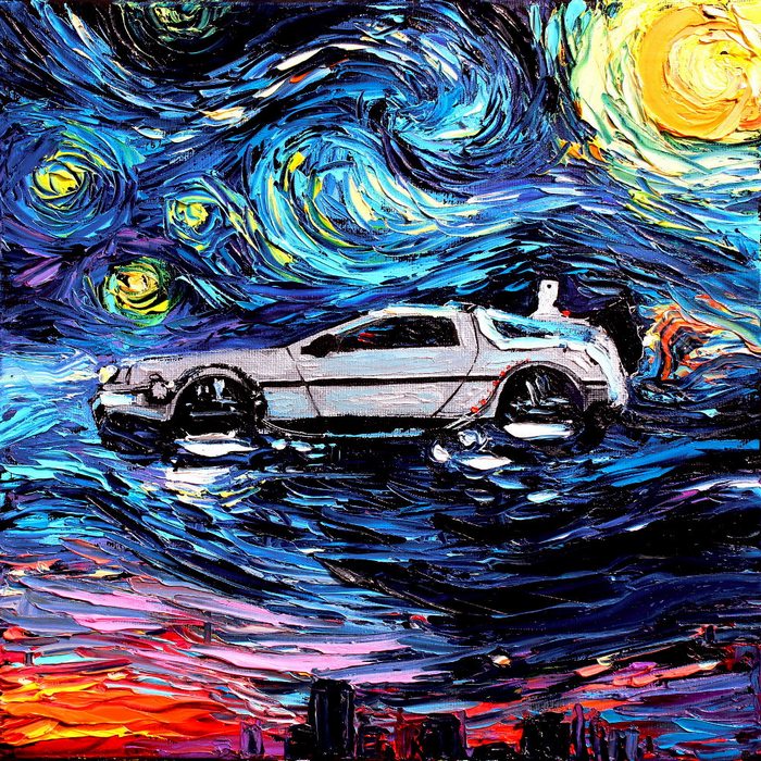 Artist’s Painting Gets Mistaken For A Van Gogh, So She Creates Brilliant ‘Starry Night’ Series Artist’s Painting Gets Mistaken For A Van Gogh, So She Creates Brilliant ‘Starry Night’ Series