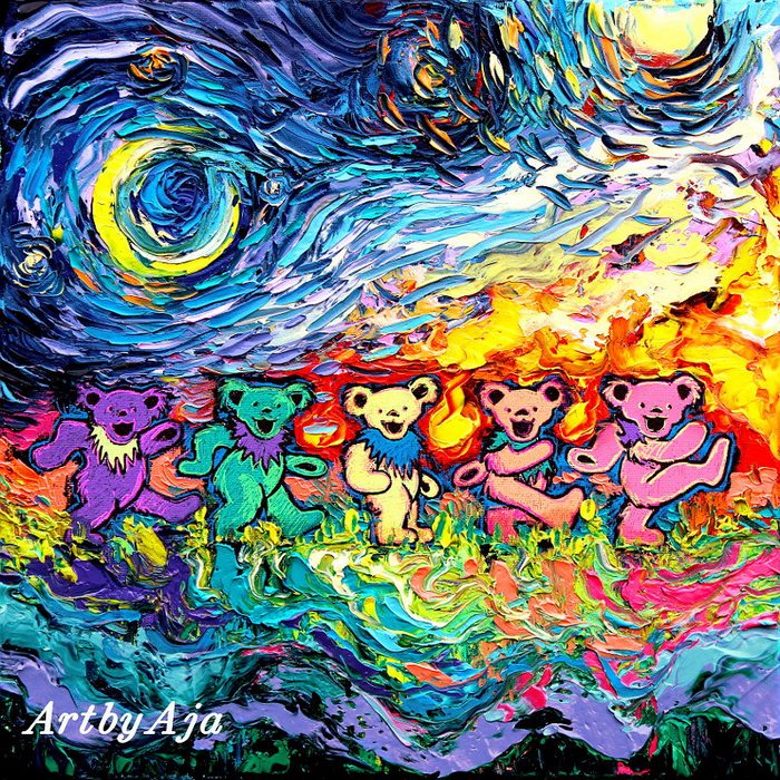 Artist’s Painting Gets Mistaken For A Van Gogh, So She Creates Brilliant ‘Starry Night’ Series Artist’s Painting Gets Mistaken For A Van Gogh, So She Creates Brilliant ‘Starry Night’ Series