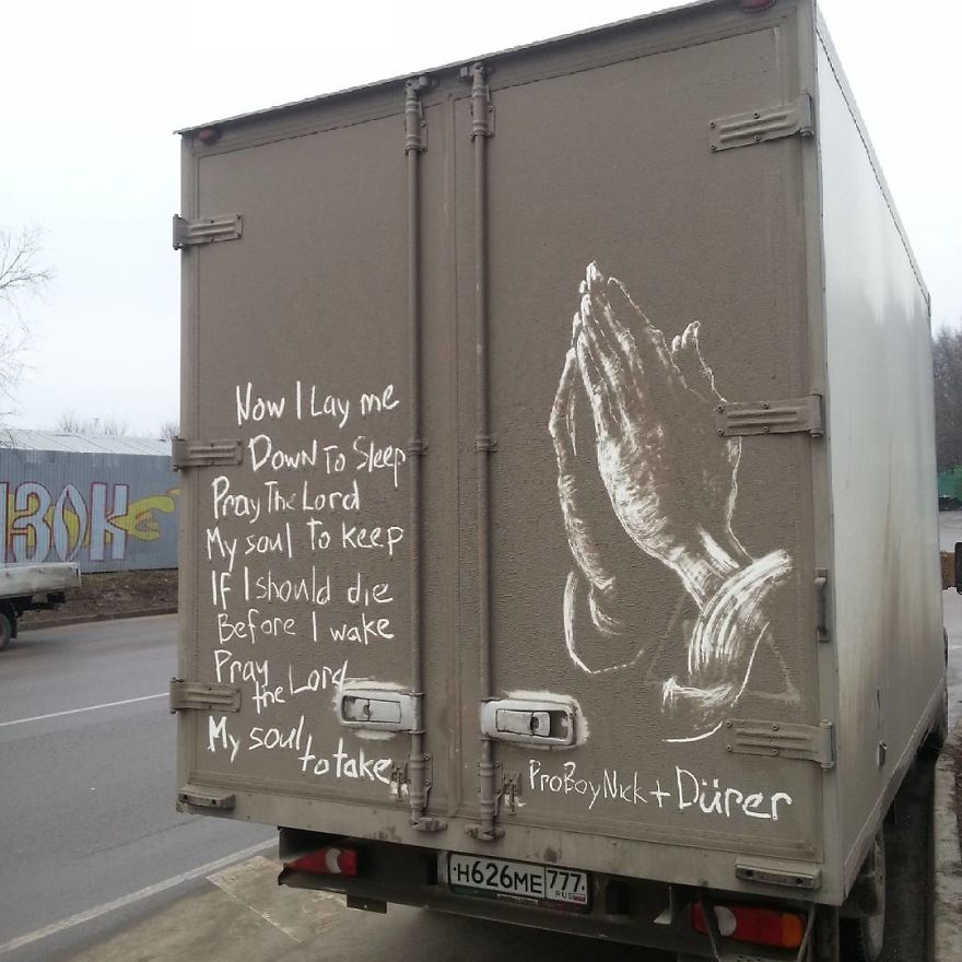 Dirty Car Owners Find Their Cars &#8220;Vandalized&#8221; With Amazing Drawings, And Your Car May Be Next!