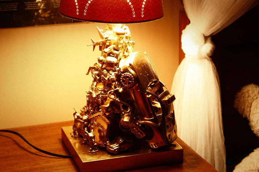 Creative Kids Lamp From Recycled Toys Creative Kids Lamp From Recycled Toys