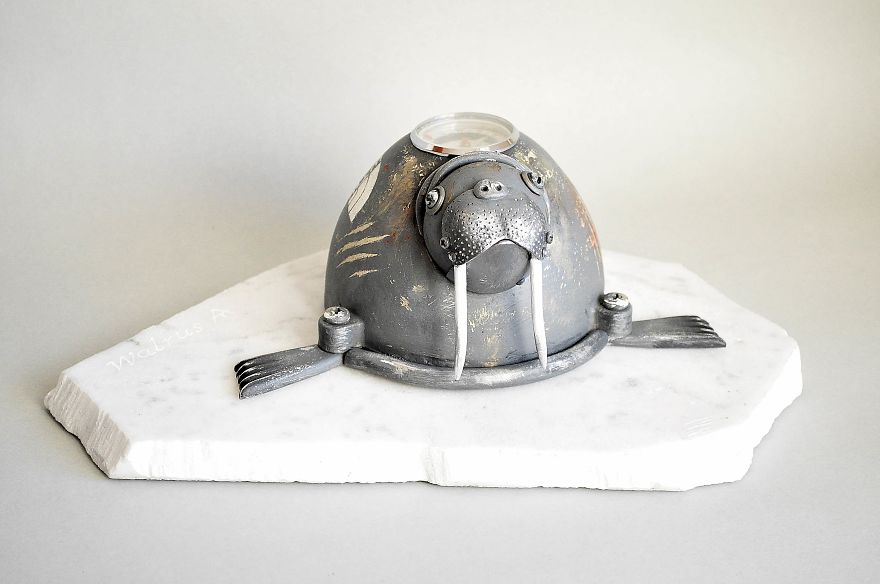 Steampunk Sculptures That I Create From Trash