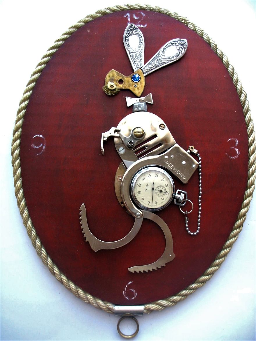 Steampunk Sculptures That I Create From Trash