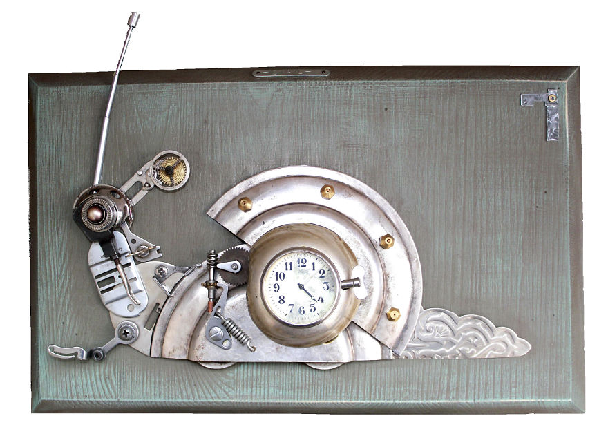 Steampunk Sculptures That I Create From Trash