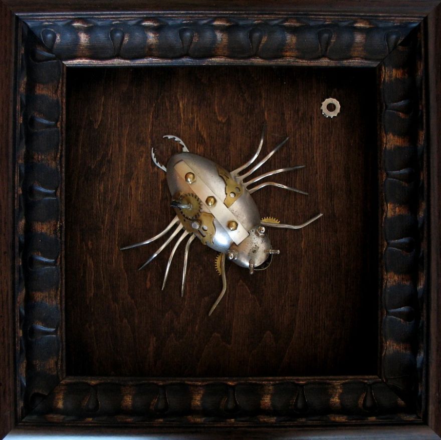 Steampunk Sculptures That I Create From Trash