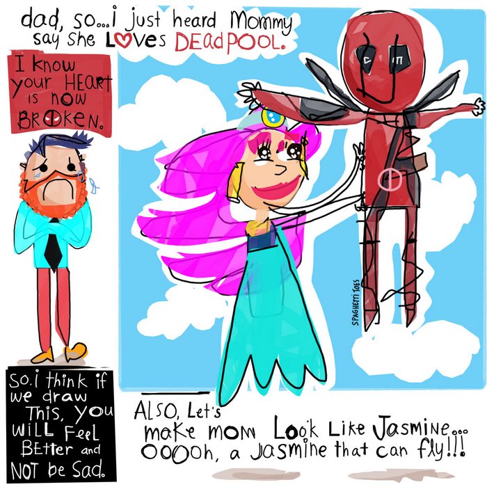 Dad Turns His 5-Year-Old Daughter’s Sayings Into Fun Illustrations, And They Will Make Your Day