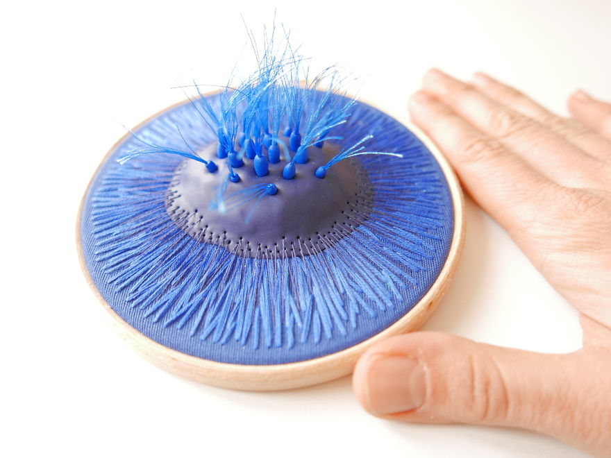 Stunning Polymer Clay Embroidery Cluster Got Nearly One Million Likes On Instagram