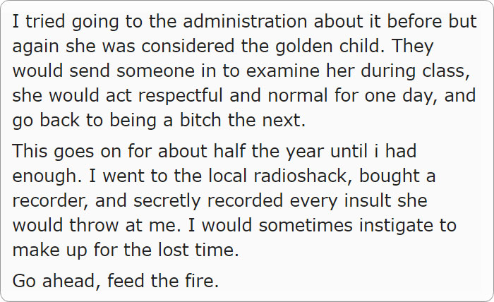 Teacher Keeps Insulting Her Students For 10 Years, So This Student Destroys Her Career Teacher Keeps Insulting Her Students For 10 Years, So This Student Destroys Her Career