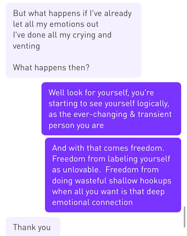 Woman Asks Someone To Have Sex With Her To Get Over Her Ex, And This Man’s Response Blew Her Away Woman Asks Someone To Have Sex With Her To Get Over Her Ex, And This Man’s Response Blew Her Away