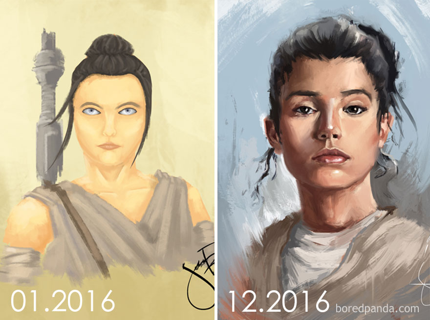 &#8216;Draw This Again&#8217; Challenge Shows That Practice Makes Perfect (50 Pics)