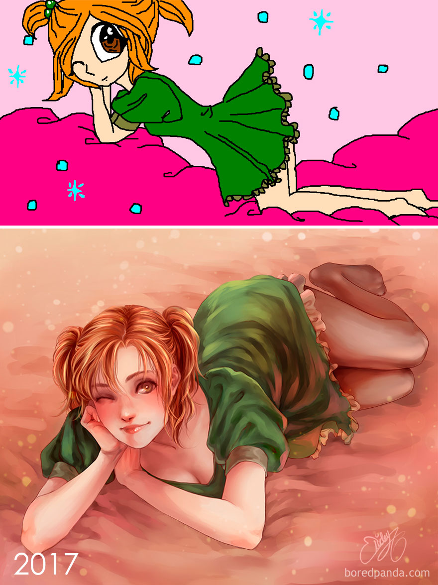 &#8216;Draw This Again&#8217; Challenge Shows That Practice Makes Perfect (50 Pics)