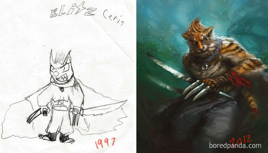 &#8216;Draw This Again&#8217; Challenge Shows That Practice Makes Perfect (50 Pics)