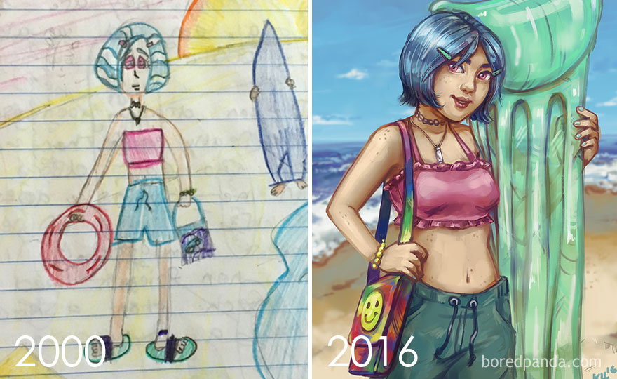 &#8216;Draw This Again&#8217; Challenge Shows That Practice Makes Perfect (50 Pics)