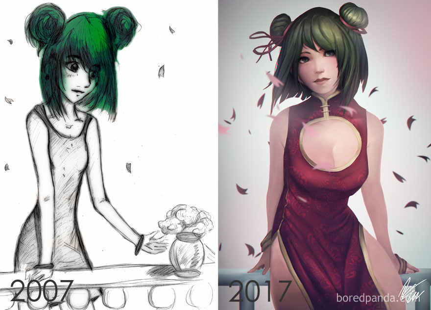 &#8216;Draw This Again&#8217; Challenge Shows That Practice Makes Perfect (50 Pics)