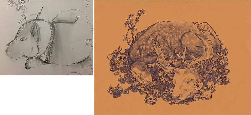 &#8216;Draw This Again&#8217; Challenge Shows That Practice Makes Perfect (50 Pics)