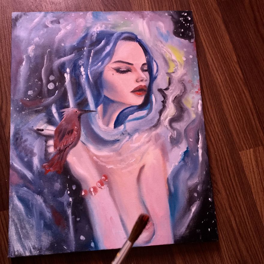 Georgian Artist Laiza Chaligava And Her Drawings