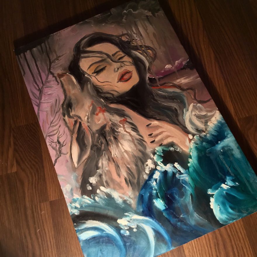 Georgian Artist Laiza Chaligava And Her Drawings