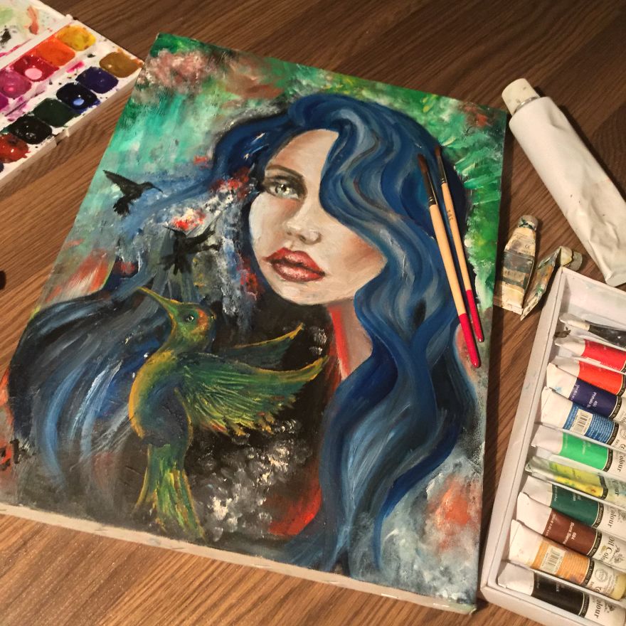 Georgian Artist Laiza Chaligava And Her Drawings