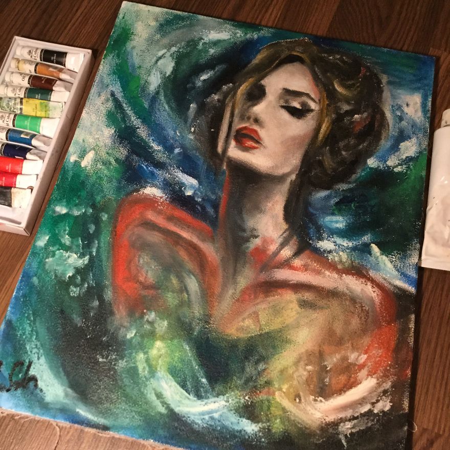 Georgian Artist Laiza Chaligava And Her Drawings