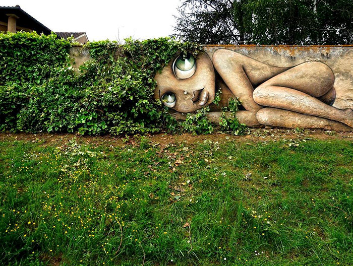 50 Amazing Street Art Installations That Cleverly Interact With Nature