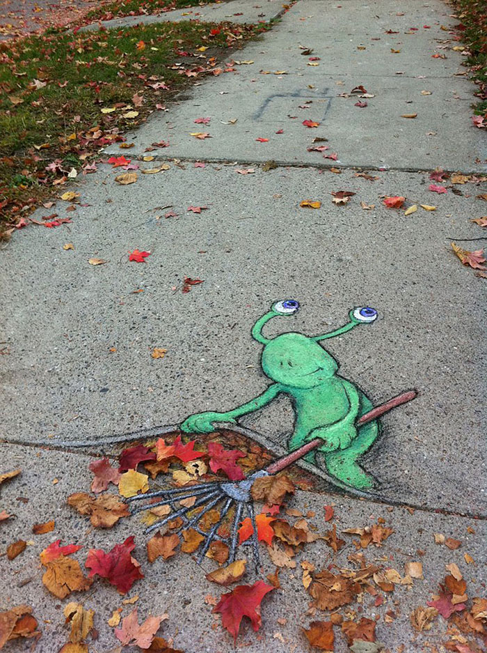 50 Amazing Street Art Installations That Cleverly Interact With Nature