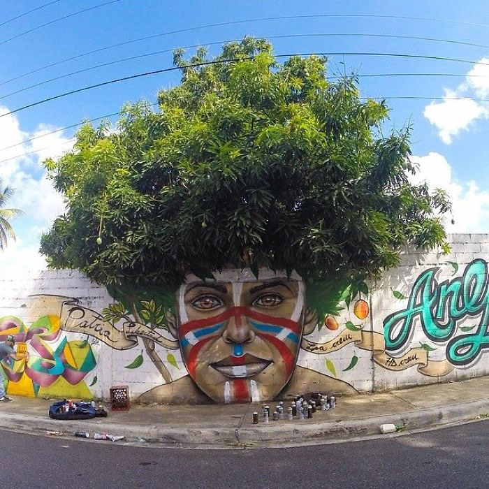 50 Amazing Street Art Installations That Cleverly Interact With Nature