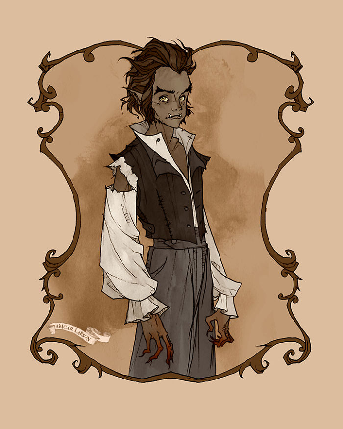 Creepy Portraits Of Little Monsters