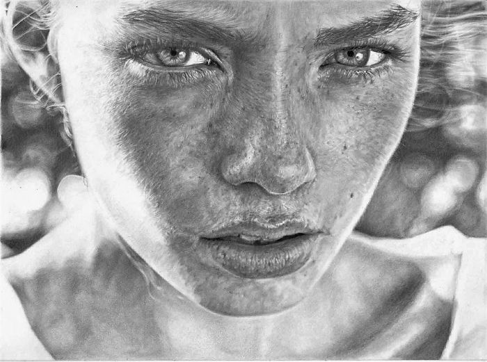 Realistic Drawings Bt Georgian Artist Mariam Tskhadaia
