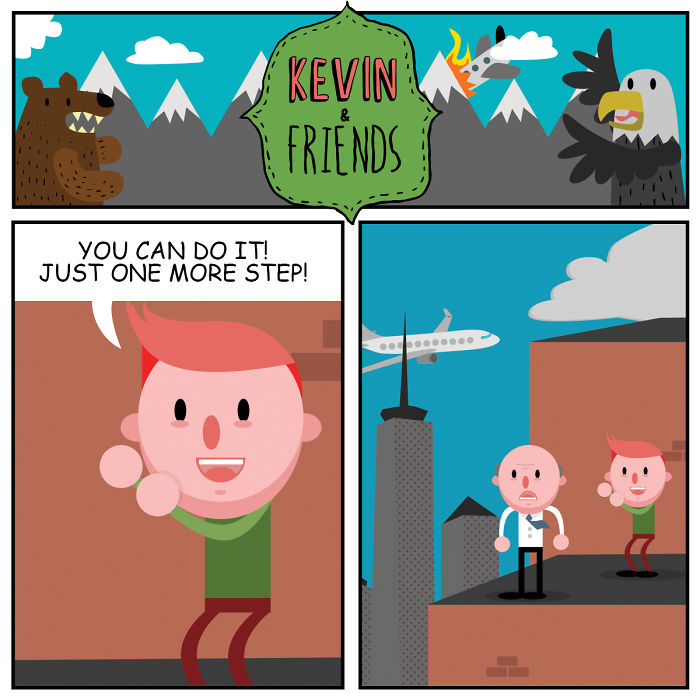 Dark Comics About A Horrible Optimist Kevin (14 New Pics) Dark Comics About A Horrible Optimist Kevin (14 New Pics)