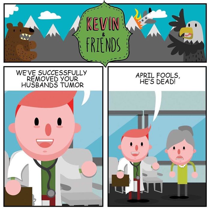 Dark Comics About A Horrible Optimist Kevin (14 New Pics) Dark Comics About A Horrible Optimist Kevin (14 New Pics)