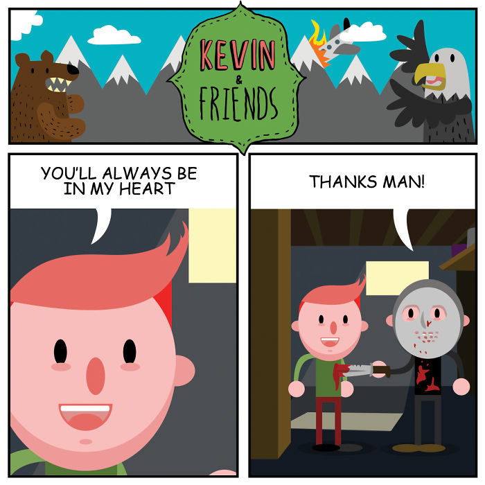 Dark Comics About A Horrible Optimist Kevin (14 New Pics) Dark Comics About A Horrible Optimist Kevin (14 New Pics)