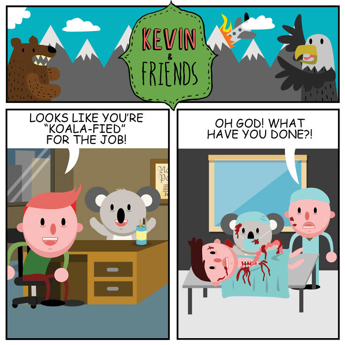 Dark Comics About A Horrible Optimist Kevin (14 New Pics) Dark Comics About A Horrible Optimist Kevin (14 New Pics)