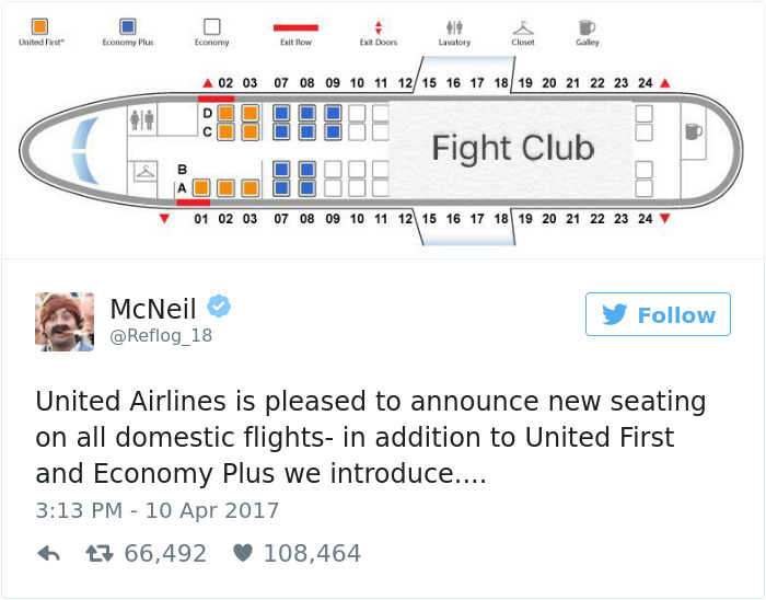 314 Of The Funniest Reactions To United Airlines Violently Dragging A Man Off A Plane (Add Yours)