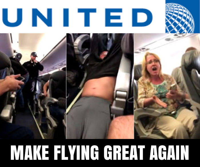 314 Of The Funniest Reactions To United Airlines Violently Dragging A Man Off A Plane (Add Yours)