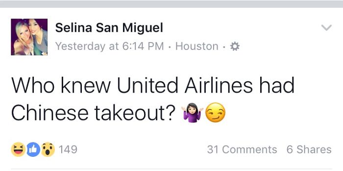 314 Of The Funniest Reactions To United Airlines Violently Dragging A Man Off A Plane (Add Yours)