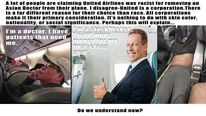 314 Of The Funniest Reactions To United Airlines Violently Dragging A Man Off A Plane (Add Yours)