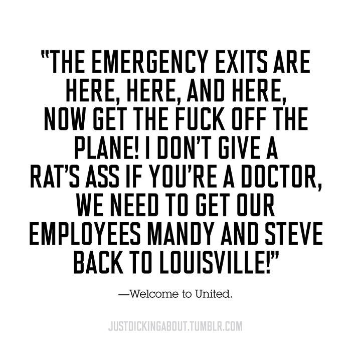 314 Of The Funniest Reactions To United Airlines Violently Dragging A Man Off A Plane (Add Yours)