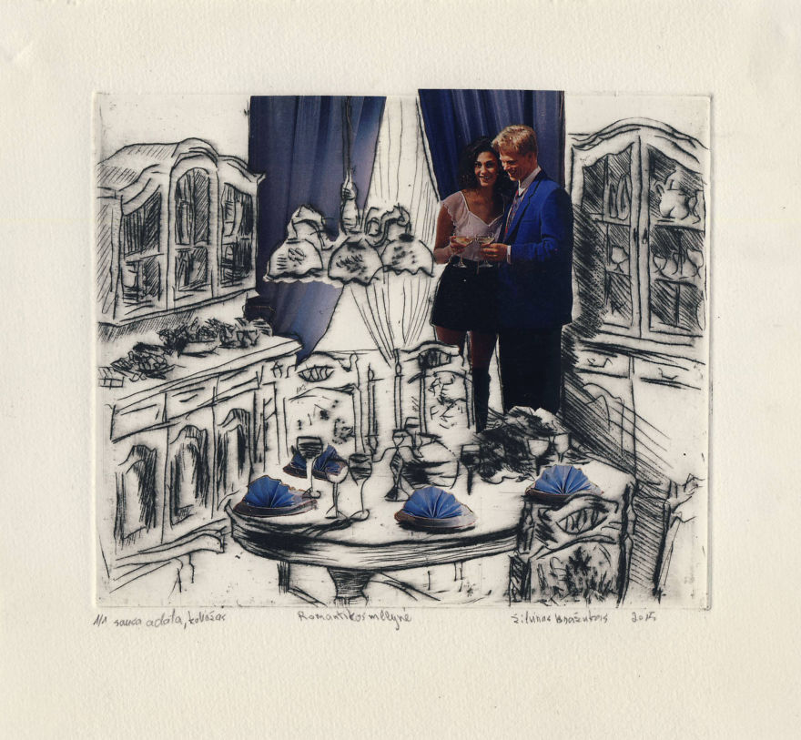 I Made Collage-Etching Prints Out Of 90’s Shopping Catalogues From Germany I Made Collage-Etching Prints Out Of 90’s Shopping Catalogues From Germany