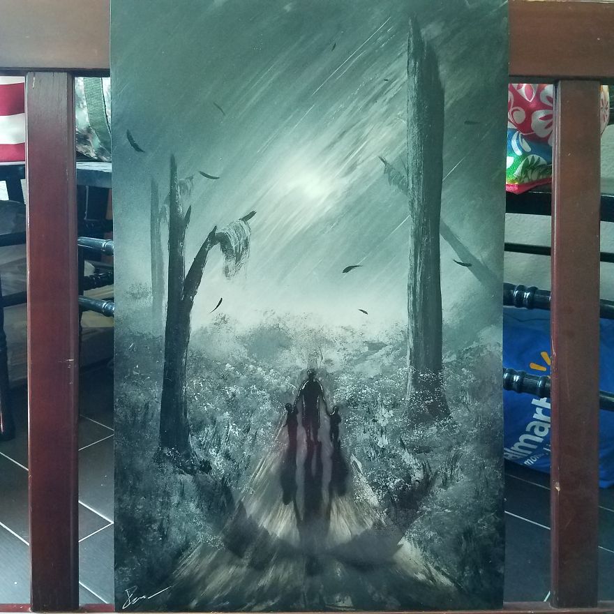 I Create These Artworks Using Spray Paint I Create These Artworks Using Spray Paint